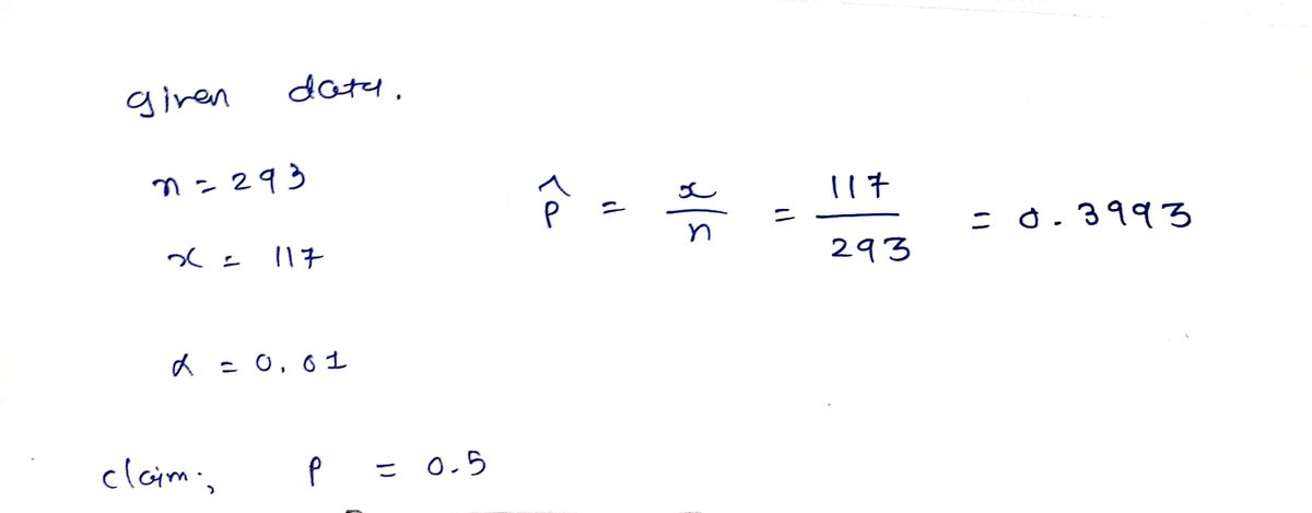 Statistics homework question answer, step 1, image 1